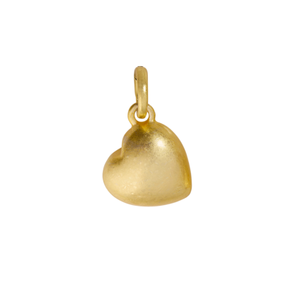 Sence Copenhagen - Anhänger Charm Essentials Vanila Herz Heart Matt Gold