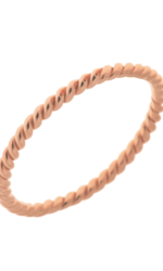 Leaf Schmuck - Ring Twist Roségold