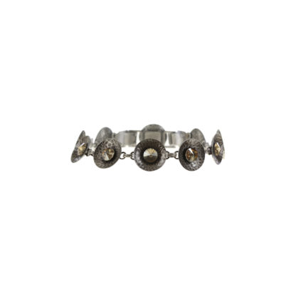 Konplott - Armband bracelet Rivoli Concave Champagner Silber