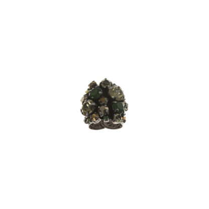 Konplott - Ring Ballroom Classic Glam verstellbar Green Yellow Champagner