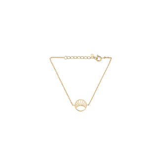 Pernille Corydon - Armband Daylight Bracelet Small Sonne matt Gold