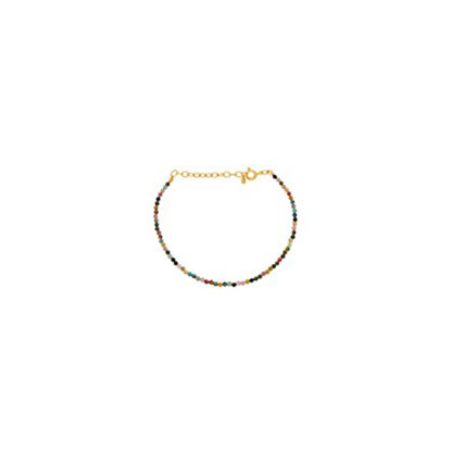 Pernille Corydon - Armband Turmalin Bracelet bunt