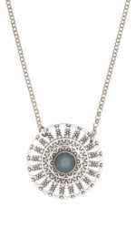 Hoffnungsträger - Kette Love Chain mit Mandala & Amazonit