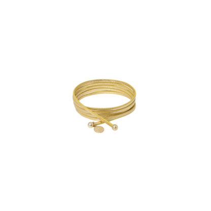 Sence Copenhagen - Lederband Leather Necklace / Bracelet Gold Kette Armband