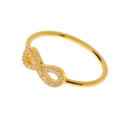 Leaf - Ring Infinity Gold 56 Unendlichkeit