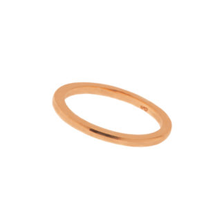 Leaf - Basic Ring 18 K Roségold vergoldet