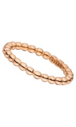 Leaf - Ring Ball breit Rosé vergoldet Gr.58