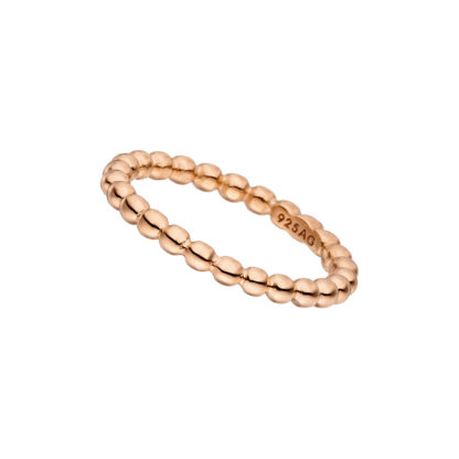 Leaf - Ring Ball breit roségold Gr.54