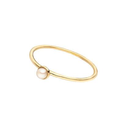 Leaf- Ring Perle gold Gr.56