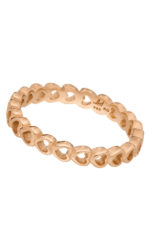 Leaf - Ring Endless Heart 18 K Roségold vergoldet