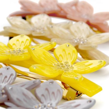 Sui Ava - Haarspange Flower Clip Yellow Gelb – Bild 2