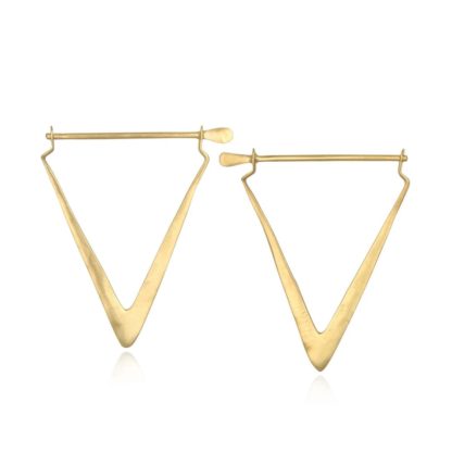 SATYA Jewelry - Ohrringe Creolen Simple Strength Earrings Dreieck