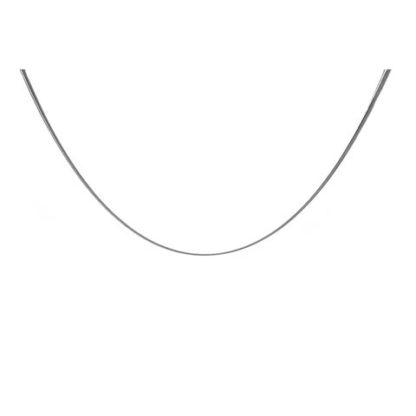 Aqua Dulce - Kette Halskette Necklace Mexi flache Schlangenkette Silber 80 cm