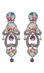 Ayala Bar - Wunderschöne XXL Ohrringe Full Moon Belle Earrings Aqua Pink Gelb