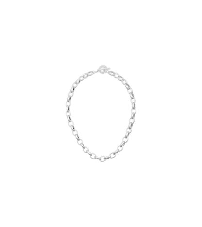 Sence Copenhagen - Kurze Kette Essentials necklace matt worn Silber