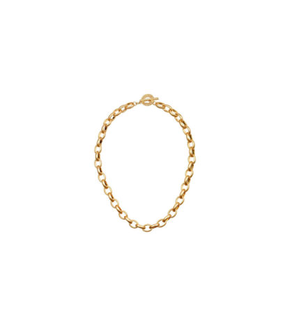 Sence Copenhagen - Kurze Kette Essentials necklace matt worn Gold