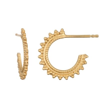 SATYA Jewelry - Ohrringe Creolen Brilliant Luster Gold Hoop Earrings