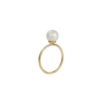 Susanne Friis Björner - Ring 14 Karat Gold Perle