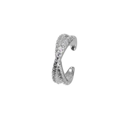 Aqua Dulce - Ohrklemme Ear Cuff Earcuff Lilian Cross Zirkonia