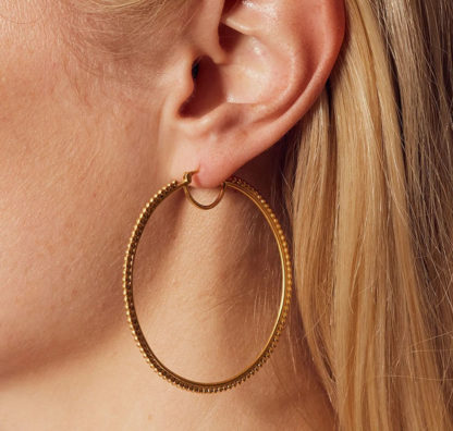 SATYA Jewelry - Runde Ohrringe Creolen Potential Possibilities Gold Earrings