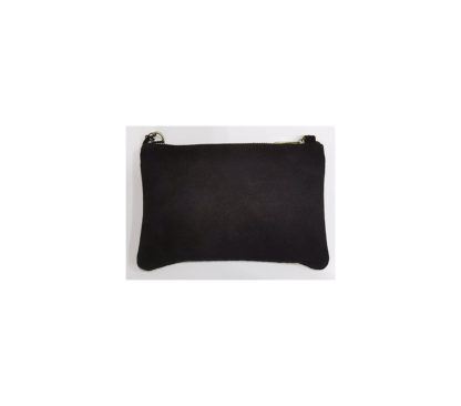 blingberlin - Kleine Tasche Bag Clutch Nana Schwarz Nubuk