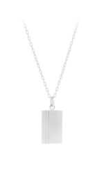 Pernille Corydon - Kette Edge Necklace eckige Platte