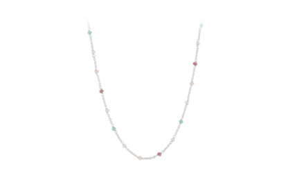 Pernille Corydon - Kurze Kette Calisto Necklace Edelsteine pastell
