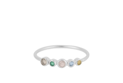 Pernille Corydon - Stardust Ring bunte Edelsteine Gr.52