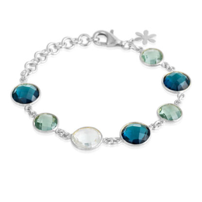 Susanne Friis Björner - Armband Bracelet Silver Mix Edelsteine