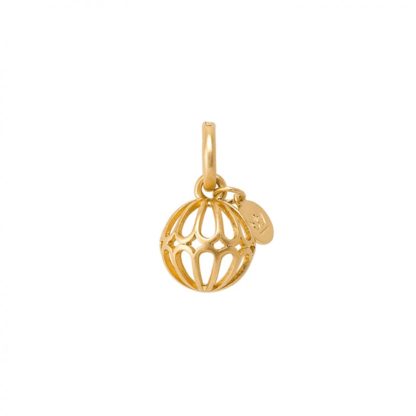Sence Copenhagen - Essentials Charm Ornament Kugel Anhänger matt Gold