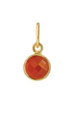 Susanne Friis Björner - Kleiner Anhänger Pendant Carnelian Karneol Gold