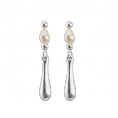 Sence Copenhagen - Ohrringe mit weißen Perlen Pearls Earrings