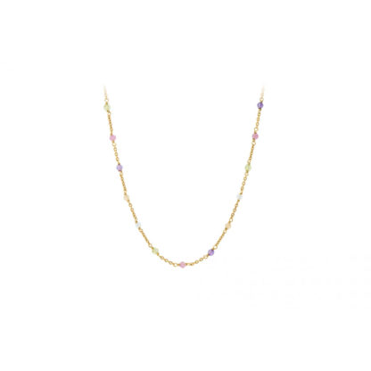 Pernille Corydon - Kette Rainbow Necklace bunte Edelsteine