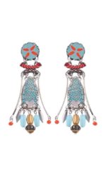 Ayala Bar - Holiday Sombrero Realtime Earrings Ohrringe Stecker Koralle Hellblau