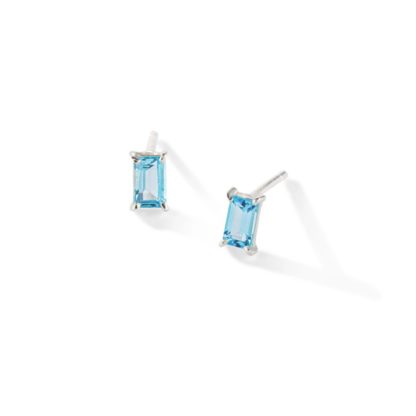 Yours Jewelry - Savoy Ceremony Stud Ohrringe Silber blissful blue