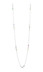 Yours Jewelry - Petit Jardin Necklace Kette Silber multi 80 cm
