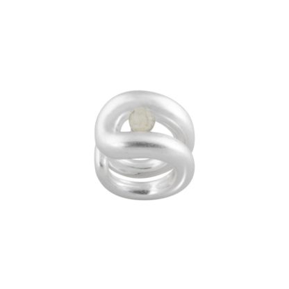 Sence Copenhagen - Fluid Ring Labradorit Silber Gr. 56/57