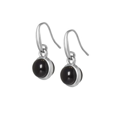 Sence Copenhagen - Ohrringe Essentials Be A Star earrings black Agate 2,5 cm