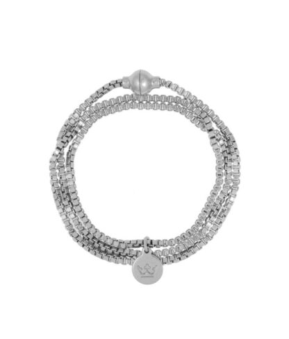 Sence Copenhagen - Kette / Armband Necklace Bracelet Essentials Seaside matt silver