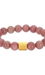 Sence Copenhagen - Rhodonit Armband Naturstein Natural gems bracelet rhodonite matt gold