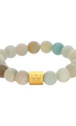 Sence Copenhagen - Amazonit Armband Naturstein Natural gems bracelet amazonite matt gold